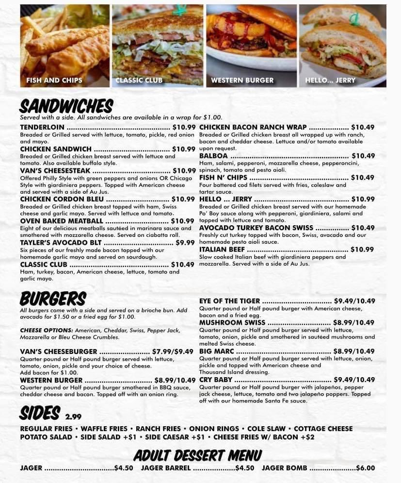 Van's Pizza Pub & Grill